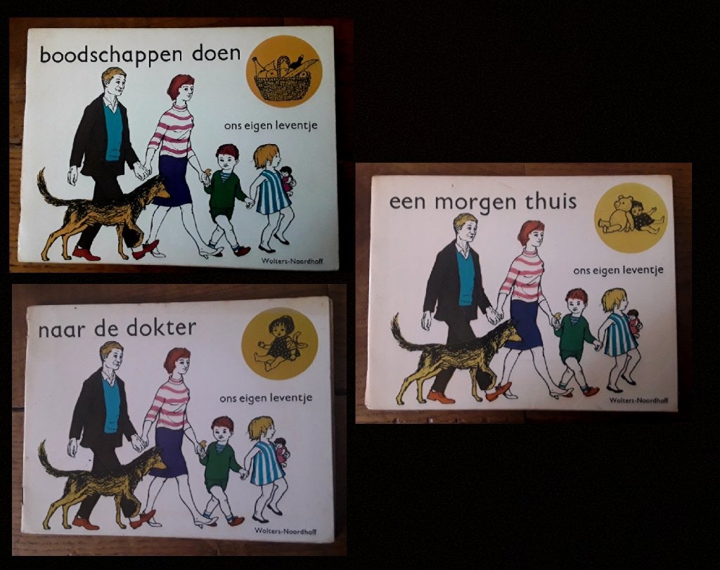 3x vintage boekjes ons eigen leventje - een morgen thuis - b, Boeken, Gelezen, Fictie algemeen, Ophalen of Verzenden, Jongen of Meisje