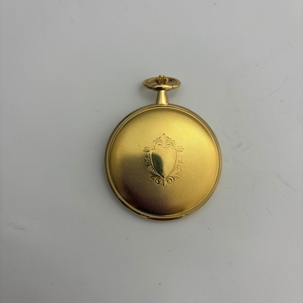 Tissot - T-Pocket Savonnette Quartz - Gold PVD -Pocket Watch, Zakhorloge, Staal, Tissot, 1960 of later