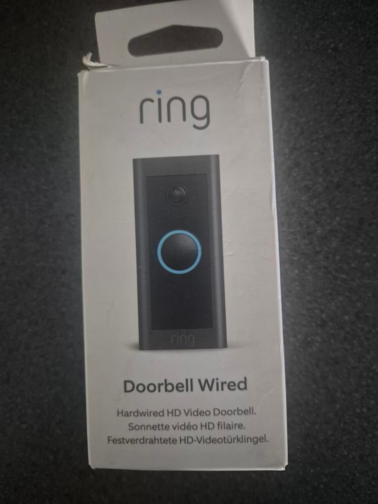 Ring Doorbell Wired - Vaste prijs, Ophalen of Verzenden, Gebruikt, Overige typen, Beweging