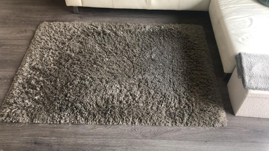 Vloerkleed grijs/beige, Ophalen, 100 tot 150 cm, 200 cm of meer, Zo goed als nieuw