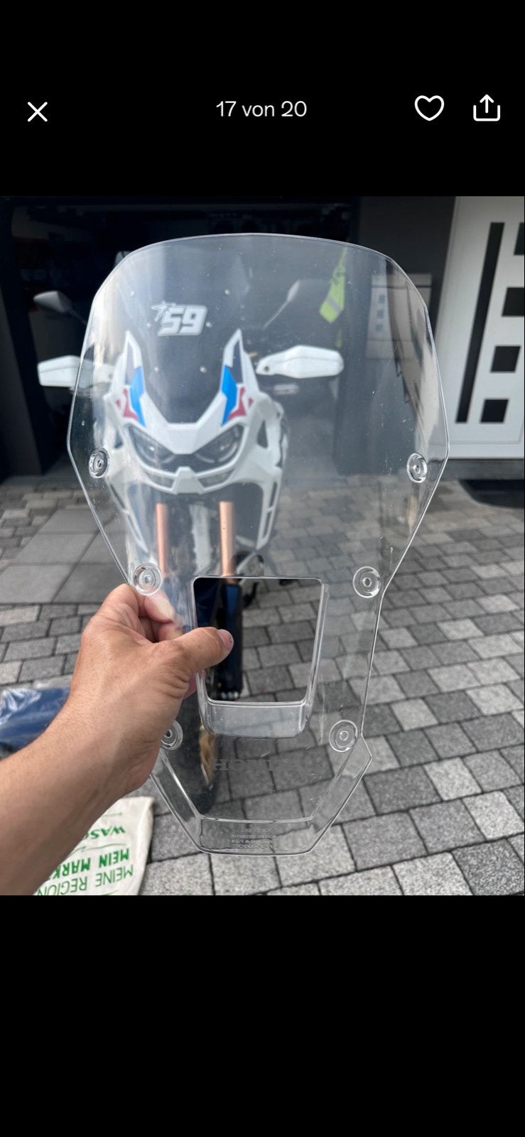 Kuipruit Honda CRF 1100 Adventure 2019-2023, Ophalen of Verzenden, Gebruikt