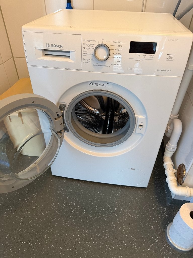 Bosch wasmachine 7 kg, Witgoed en Apparatuur, Ophalen, Gebruikt, Minder dan 85 cm, Wolwasprogramma