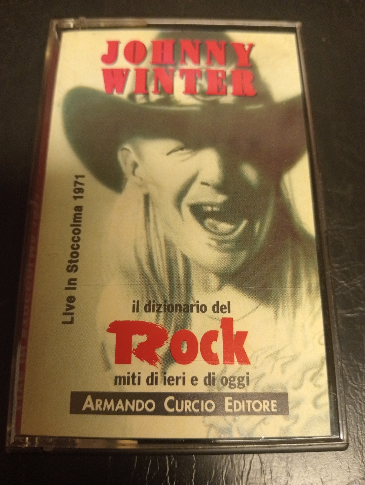 Johnny Winter - Live In Stoccolma 1971 Cassette, Cd's en Dvd's, Gebruikt, 1 bandje, Ophalen of Verzenden, Origineel