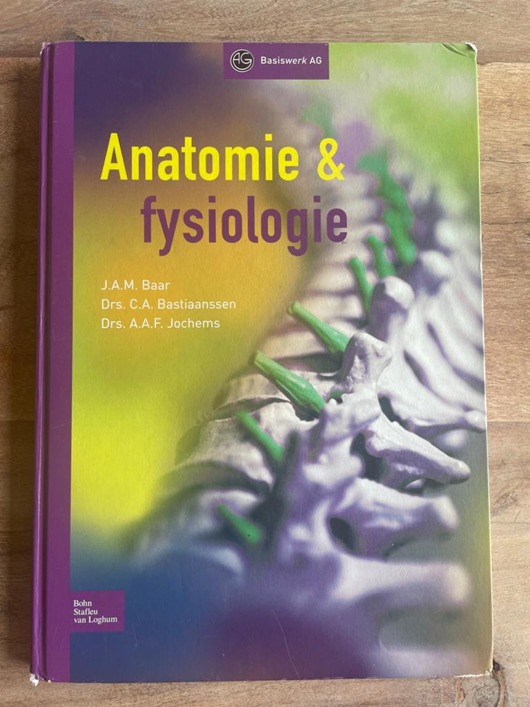 Anatomie & Fysiologie - J.A.M. Baar e.a., Ophalen of Verzenden, Beta, Zo goed als nieuw, MBO