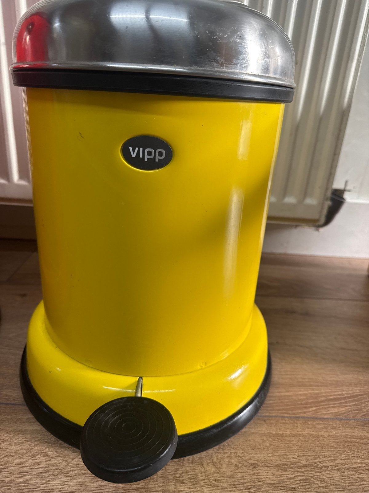Vipp 14 pedaalemmer - Yellow Cab - Zo goed als nieuw, Ophalen, Met pedaal, Zo goed als nieuw, Metaal