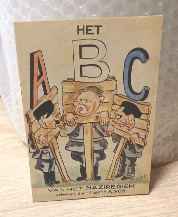 Het ABC van het Naziregiem door Herman A. Vos, Ophalen of Verzenden, Tweede Wereldoorlog, Gelezen, Overige onderwerpen