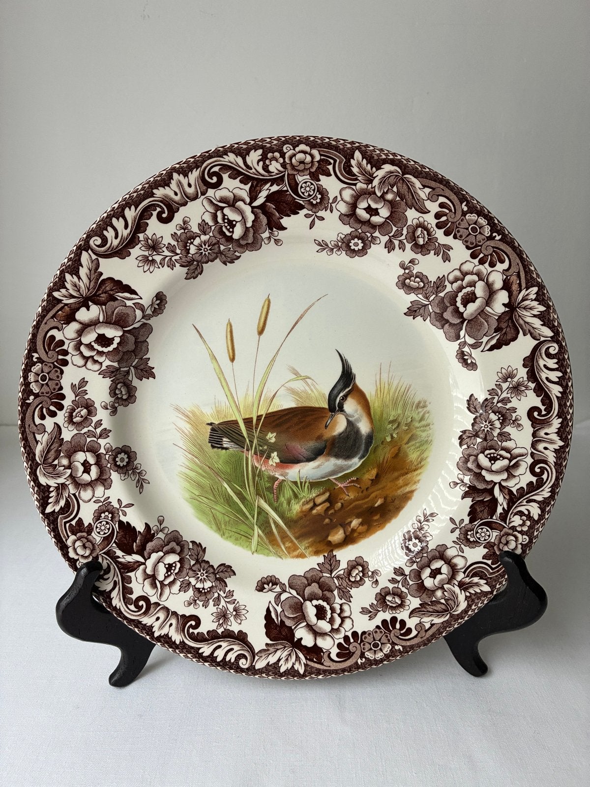 Spode Woodland Lapwing decoratief bord, Antiek en Kunst, Ophalen of Verzenden