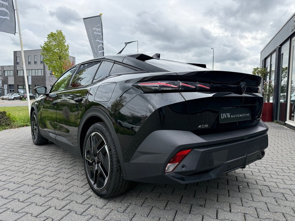 Peugeot 408 1.6 HYBRID 225PK EAT8 GT Plug-in SOH 100%, Auto's, Peugeot, Gebruikt, Zwart, 4 cilinders, Bedrijf