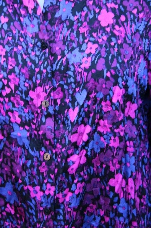 Blouse zwart/ roze/ blauw Fabienne Chapot mt 40 Vaste prijs, Maat 38/40 (M), Zwart, Ophalen of Verzenden, Zo goed als nieuw