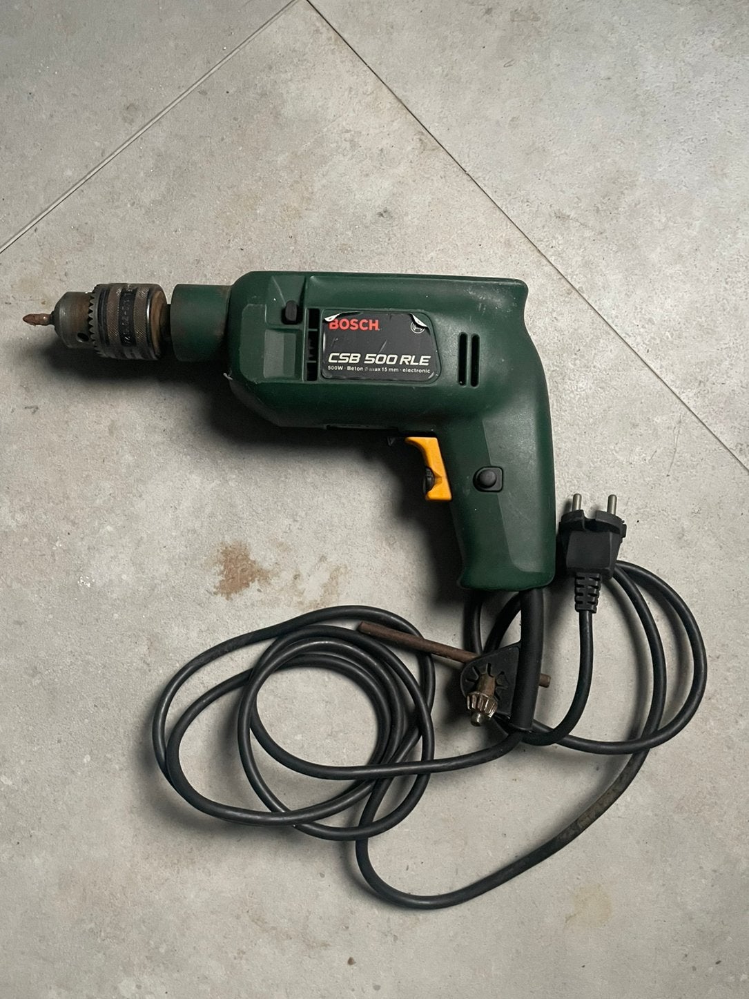 Bosch CSB 500 RLE Klopboormachine – Werkt goed, Ophalen, Gebruikt, 400 tot 600 watt, Boormachine