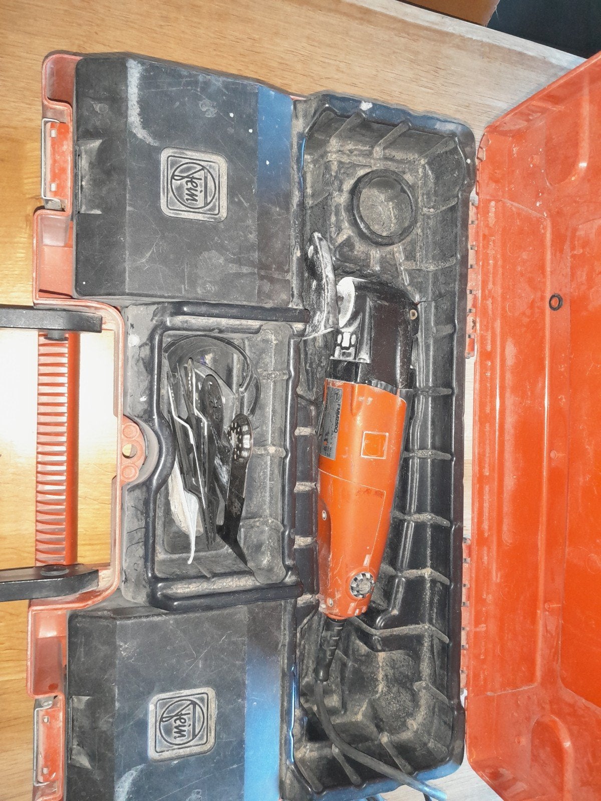 Fein Multimaster FMM 250Q met accessoires, Ophalen of Verzenden, Gebruikt, Multitool, Overige merken