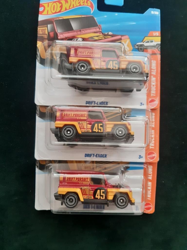 Hotwheels Drift 'ender.  Landrover., Ophalen of Verzenden, Zegels, Bonnen of Punten