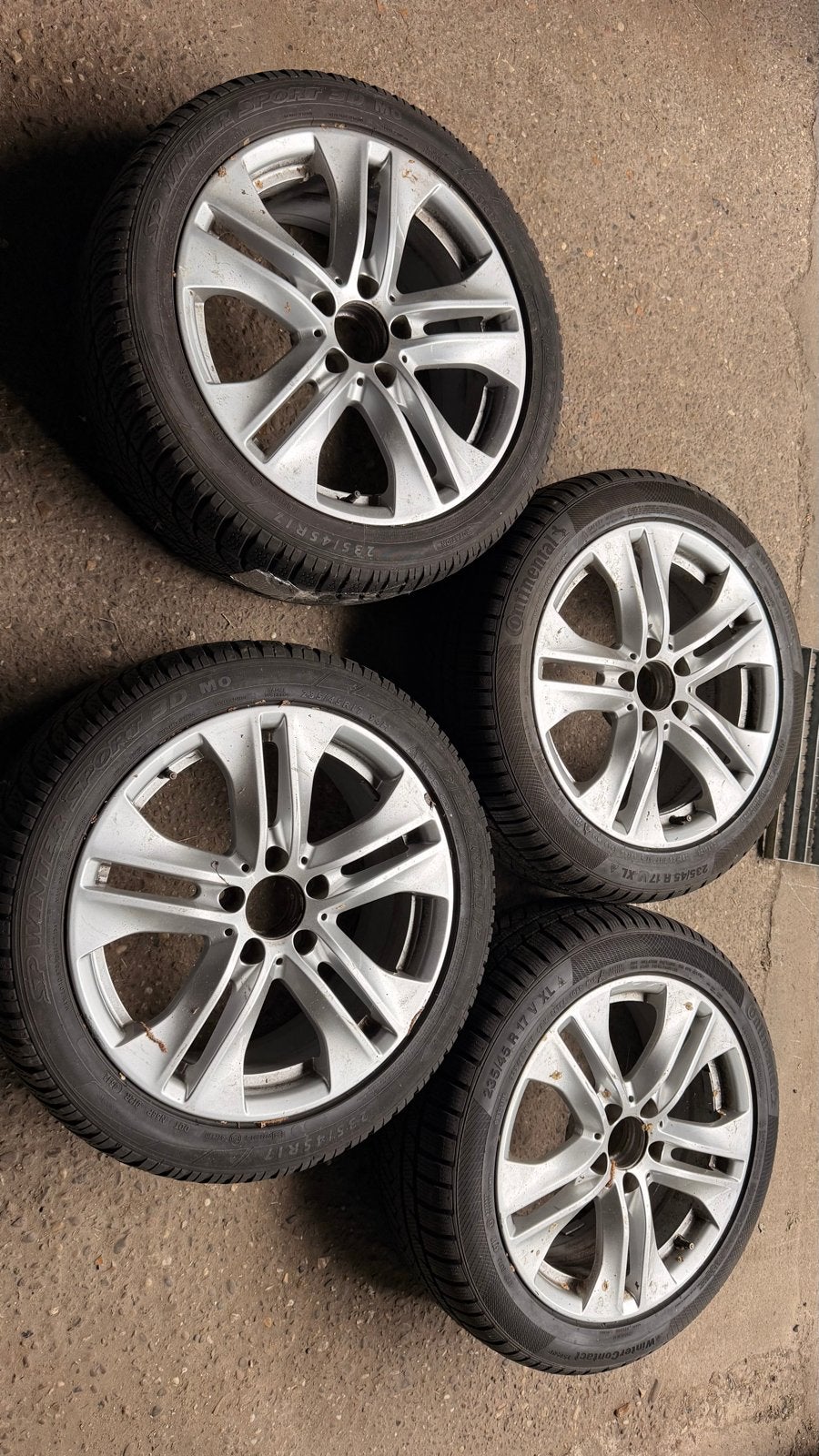 Mercedes E Klasse Coupe Cabrio W207 17 inch velgen, Auto-onderdelen, Gebruikt, Banden en Velgen, 17 inch, 235 mm