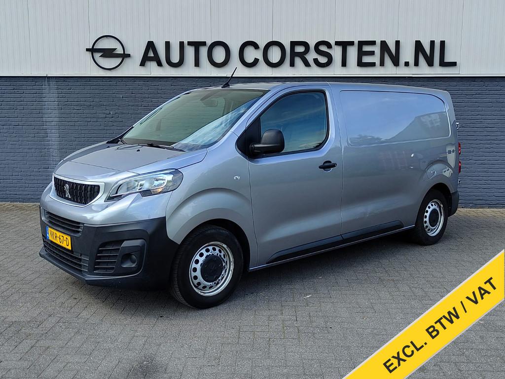 Peugeot Expert 1.5HDI 100 3-Persoons Trekhaak Navi Euro 6 Ai, Voorwielaandrijving, Gebruikt, 4 cilinders, Leder en Stof