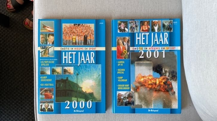 Jaarboeken Het Jaar 2000, 2001- De Telegraaf, Boeken, Ophalen, Gelezen, Overige typen