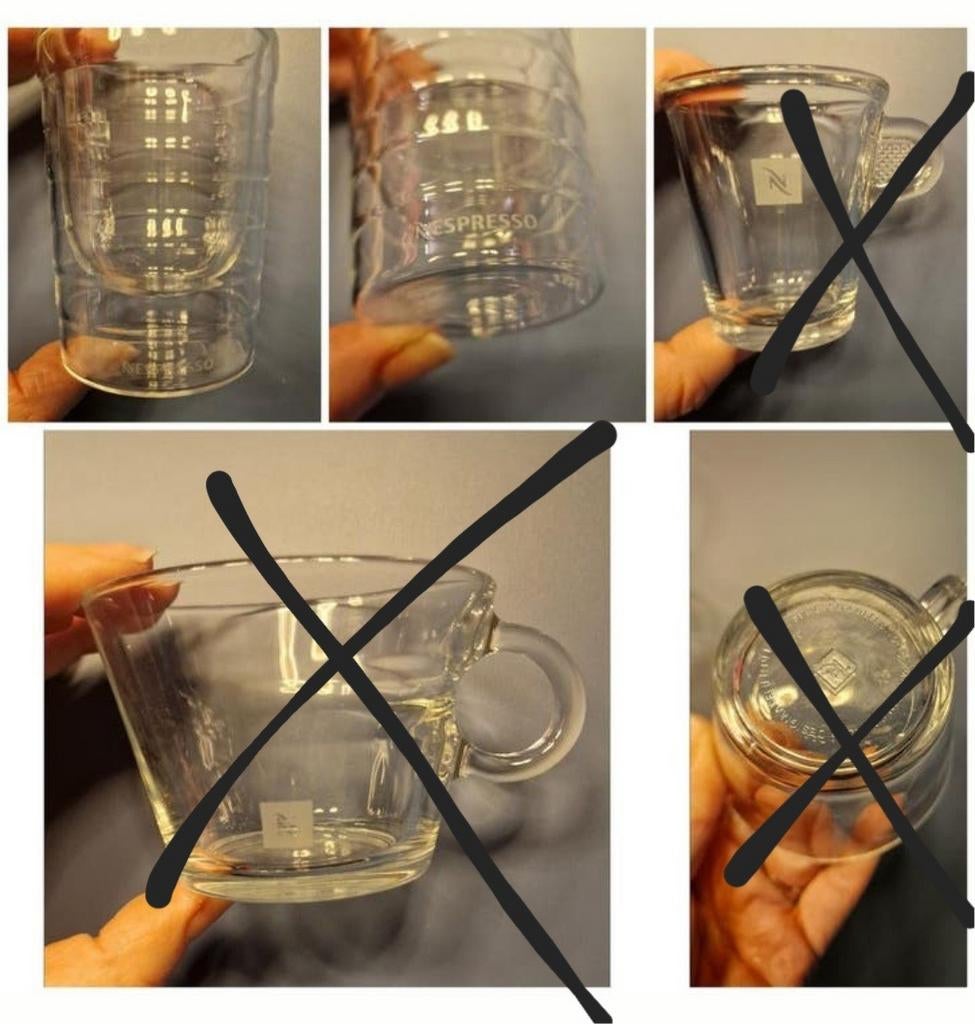 Nespresso Glazen, Verzamelen, Glas en Borrelglaasjes, Ophalen of Verzenden