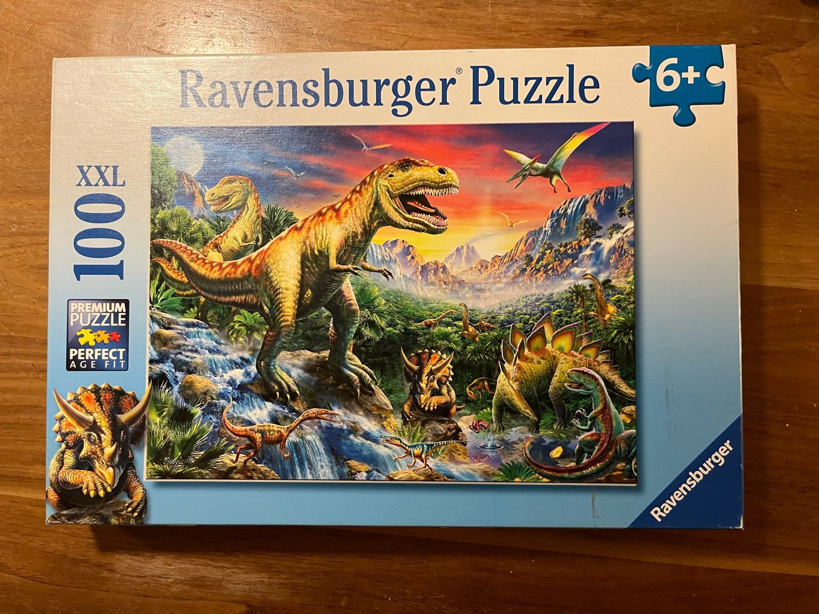 Ravensburger Dino's Puzzel 100 XXL stukjes, Hobby en Vrije tijd, Ophalen, Minder dan 500 stukjes, Zo goed als nieuw, Legpuzzel