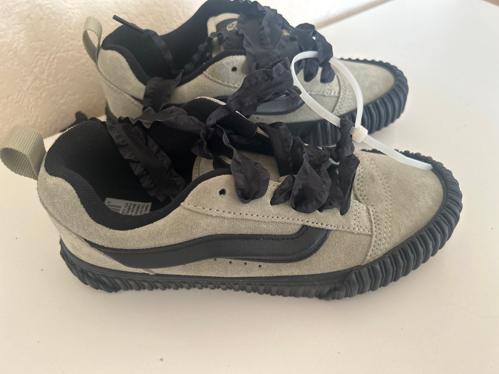 Vans Knu Skool U'S 5.5# Valentine Sage Sneakers, Ophalen of Verzenden, Nieuw, Groen, Sneakers of Gympen