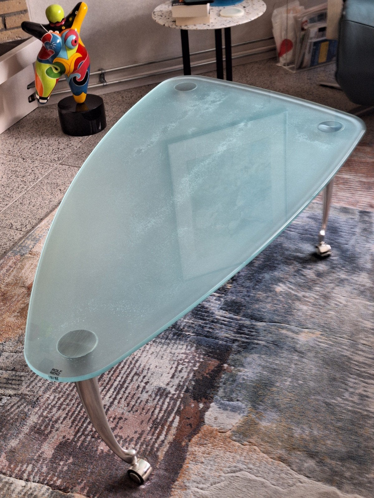 Salontafel Rolf Benz glas gratis af te halen, Huis en Inrichting, Ophalen of Verzenden