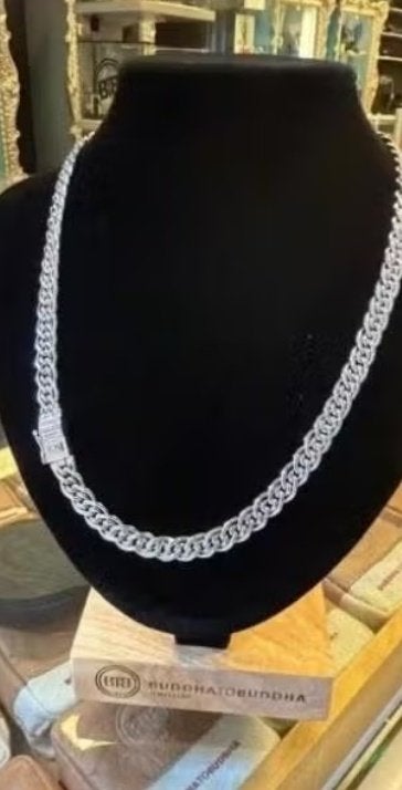 BUDDHA TO BUDDHA KETTING TYPE NATHALIE MINI KETTING € 799,00, Ophalen of Verzenden, Nieuw, Zilver, Zilver