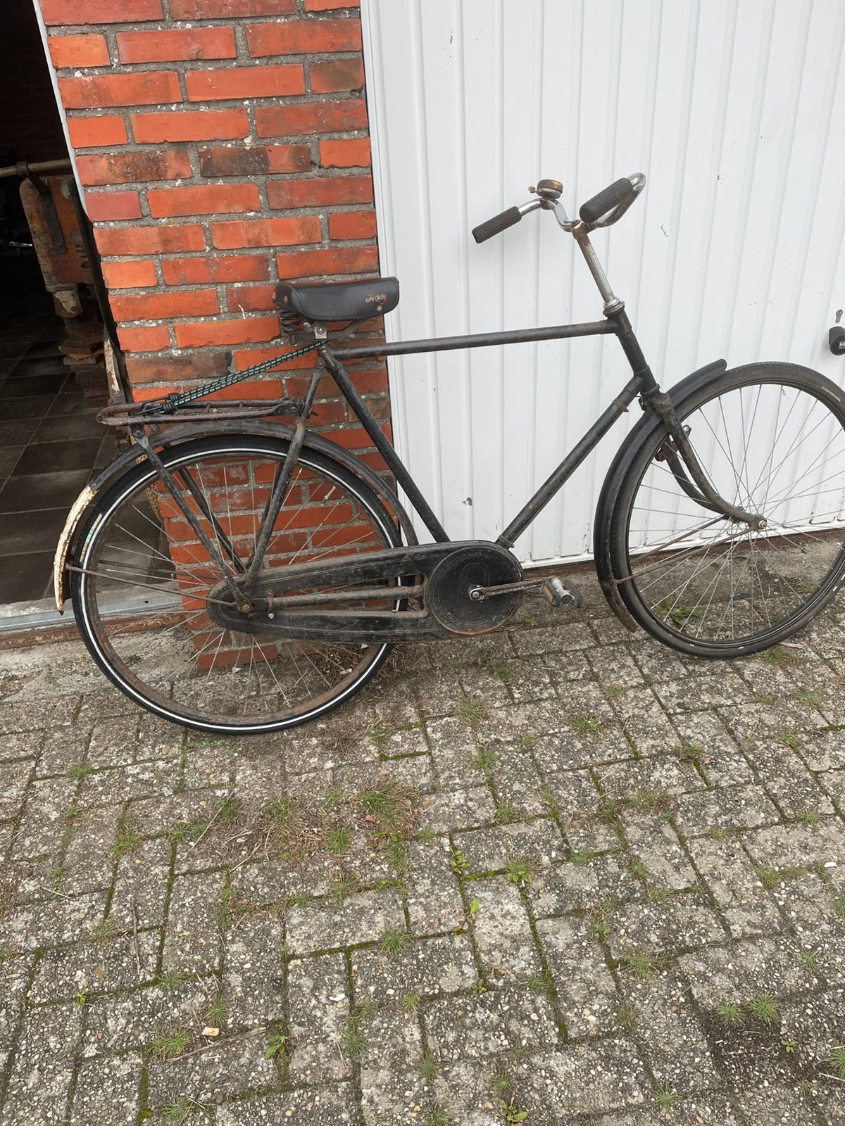 Erg oude Gazelle fiets, Fietsen en Brommers, 59 cm of meer, Ophalen