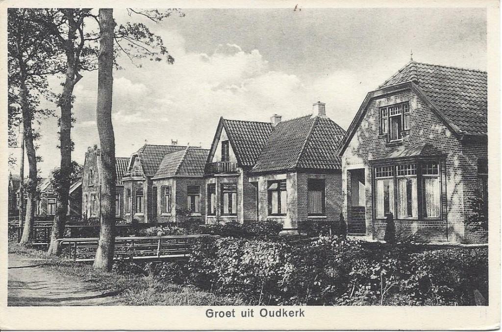 Oudkerk (Frl.) Aldtsjerk, Groet uit, ca. 1920, Ophalen of Verzenden, Voor 1920, Ongelopen, Friesland