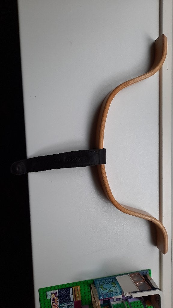Stokke beugel en leertje, Kinderen en Baby's, Kinderstoelen, Ophalen of Verzenden, Gebruikt, Meegroeistoel