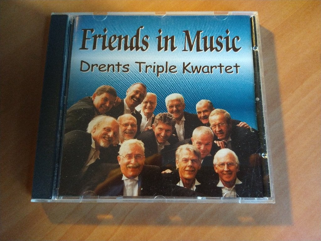 CD Drents Triple Kwartet - Friends in Music, Ophalen of Verzenden, Zo goed als nieuw