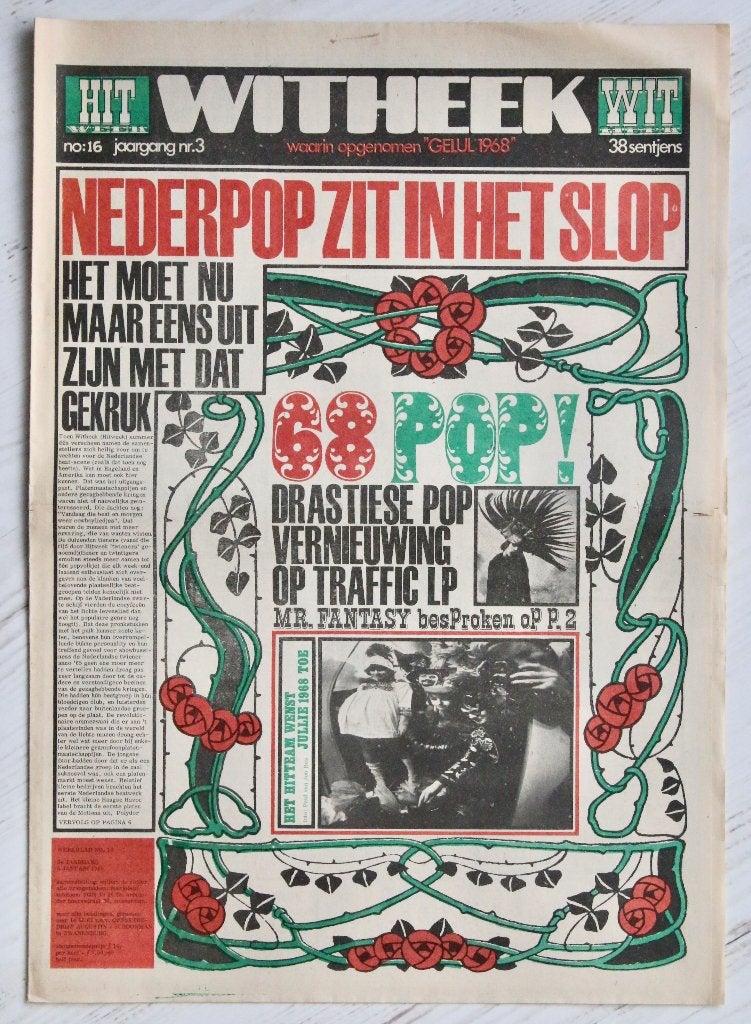 Hitweek nr 16 - 5 januari 1968, Ophalen of Verzenden, Gelezen, Muziek, Film of Tv