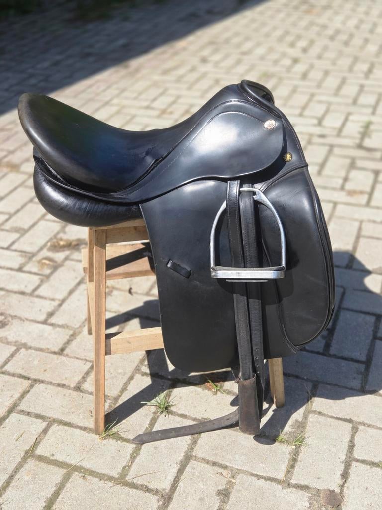 Prestige Appaloosa, 17 inch, boommaat 33, Dieren en Toebehoren, Paarden en Pony's | Zadels, Ophalen of Verzenden, Gebruikt, Springen