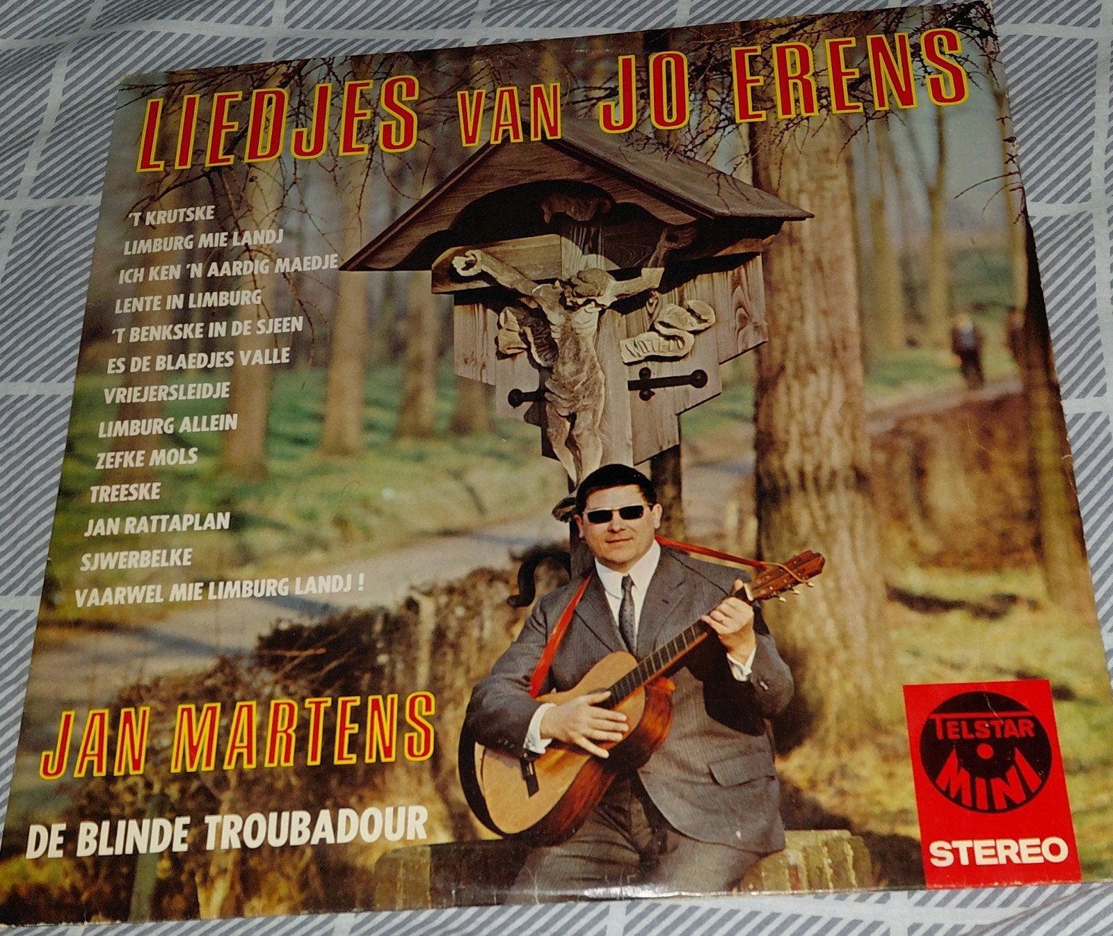 Zeldzame lp Vinyl  Jan Martens blinde troubadour telstar, Cd's en Dvd's, LP, Gebruikt, Overige genres, Ophalen of Verzenden
