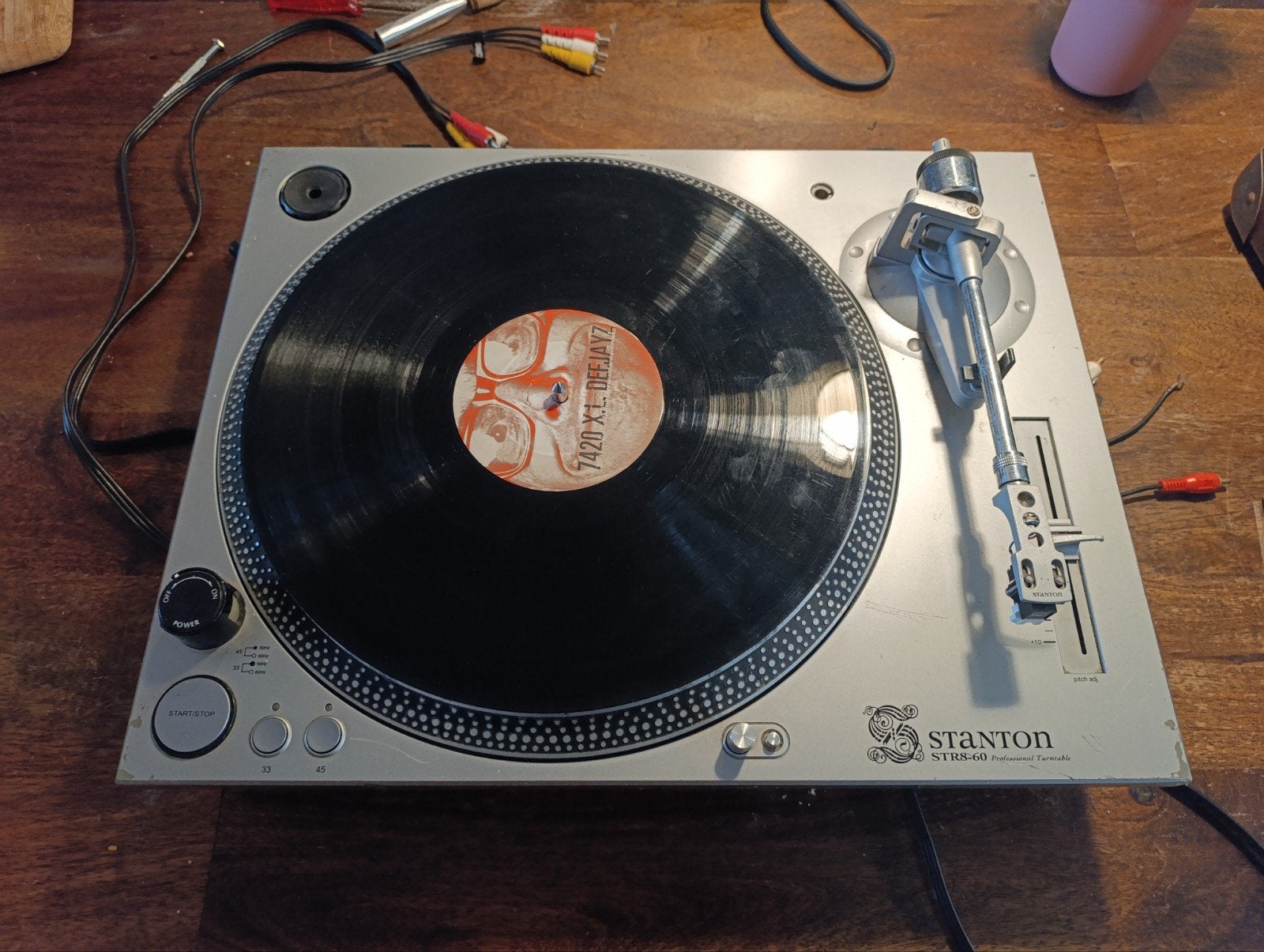 Stanton STR8-60 Platenspeler - Goede staat, Gebruikt, Pitch-regelaar, Platenspeler, Ophalen