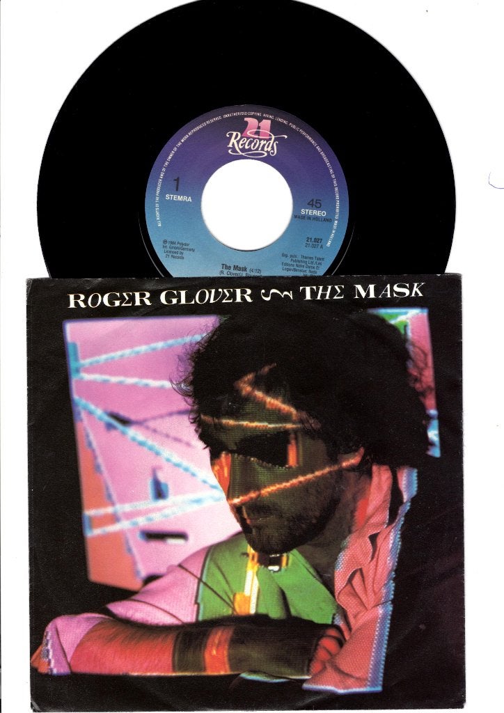ROGER GLOVER  -  THE MASK  //  [YOU'RE SO] REMOTE    [7''], Cd's en Dvd's, Gebruikt, 7 inch, Pop, Overige typen