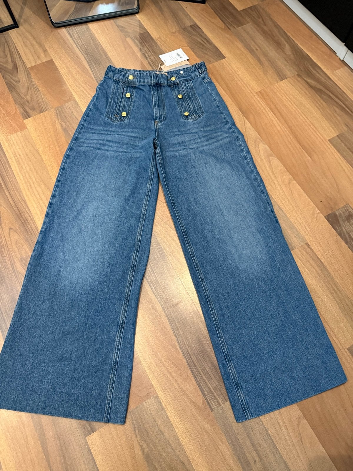 JOSH V Rumo Wide Leg Jeans maat M - Nieuw met kaartjes, Kleding | Dames, Ophalen of Verzenden, Nieuw, Blauw, W30 - W32 (confectie 38/40)