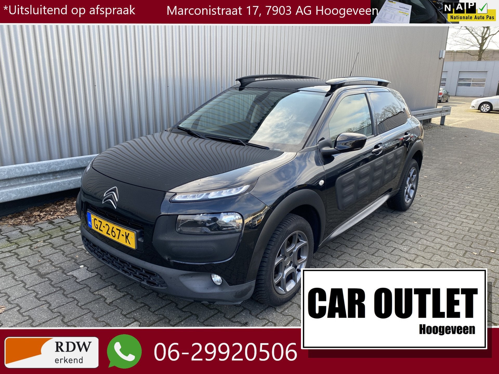 Citroën C4 Cactus 1.2 PureTech Shine Clima, CC, Navi, LED-d, Voorwielaandrijving, Stof, Gebruikt, 1199 cc