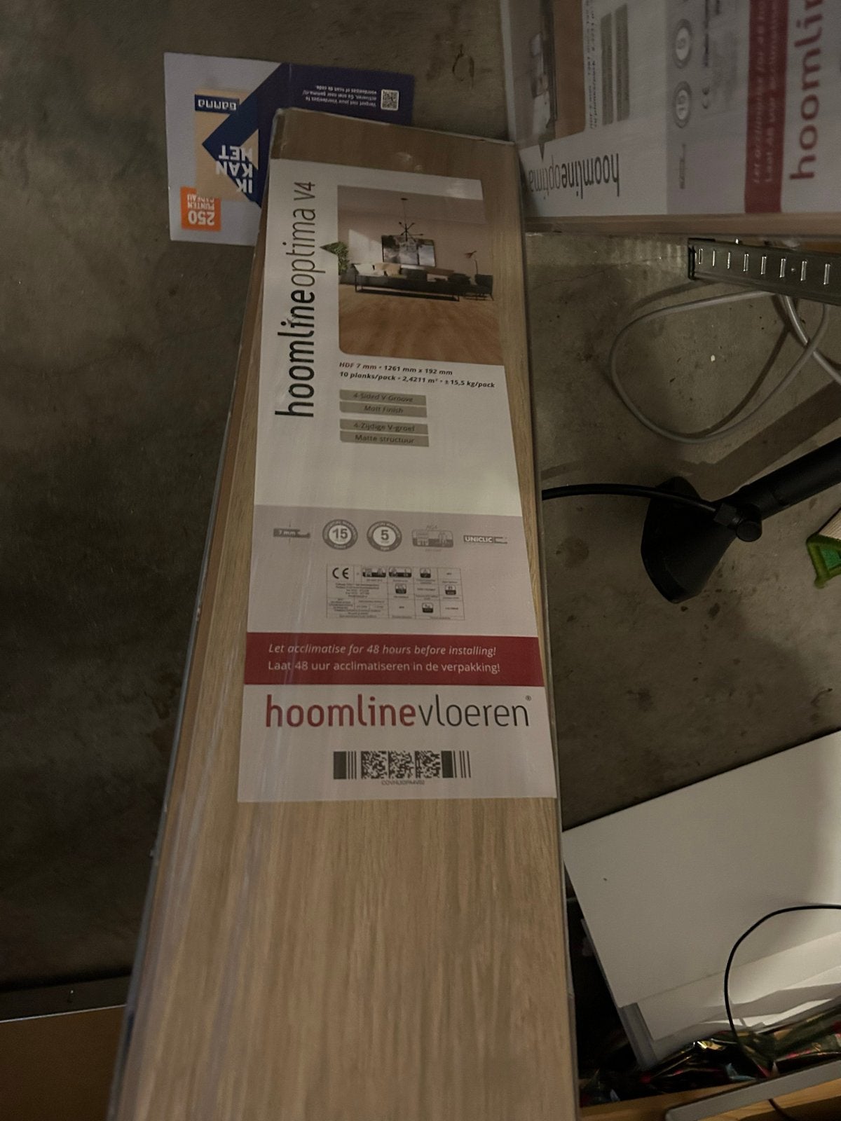 Hoomline Optima V4 Laminaat Auckland - 4 Pakken, 50 tot 150 cm, Nieuw, 10 tot 30 cm, Hout