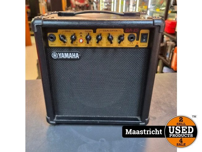 Yamaha GA 15 Gitaarversterker 15 Watt, Clean/Distortion, Muziek en Instrumenten, Versterkers | Bas en Gitaar, Yamaha, Zo goed als nieuw