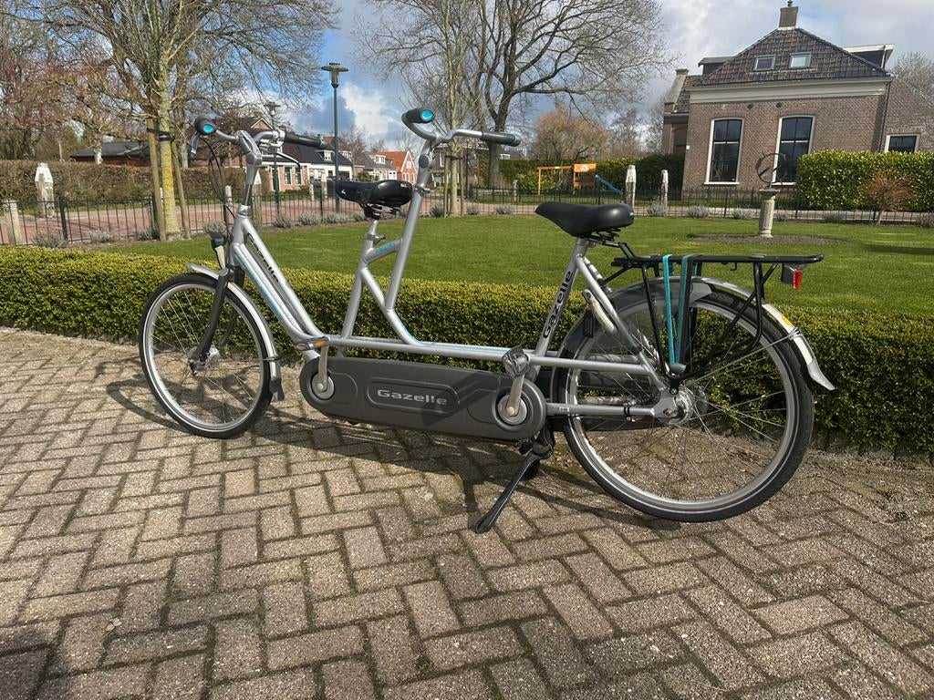 Gazelle ‘for two’ tandem, 55 cm of meer, Ophalen, Gebruikt, Minder dan 10 versnellingen