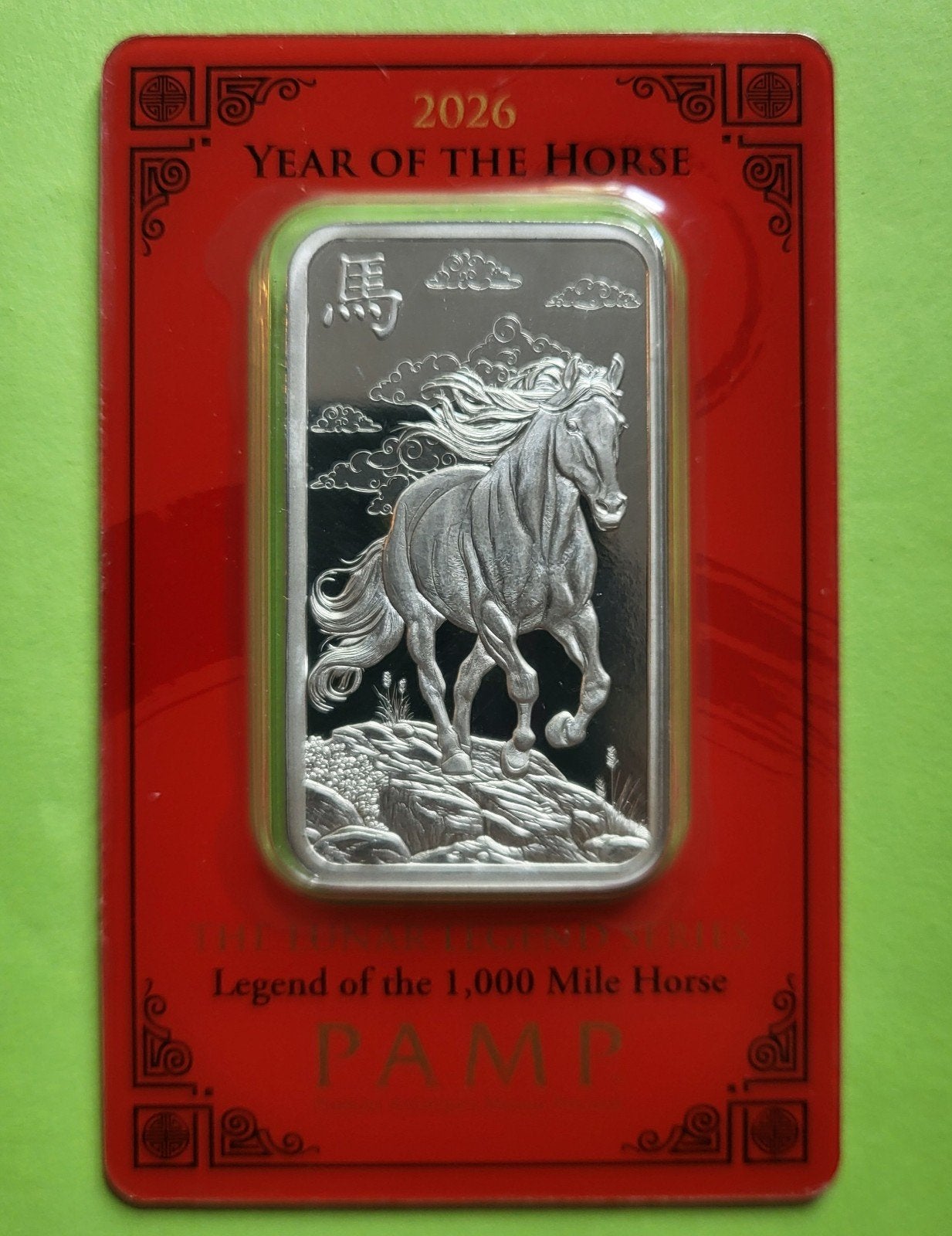 PAMP lunar 2026 Horse - 1 oz zilver, Verzenden, Zilver