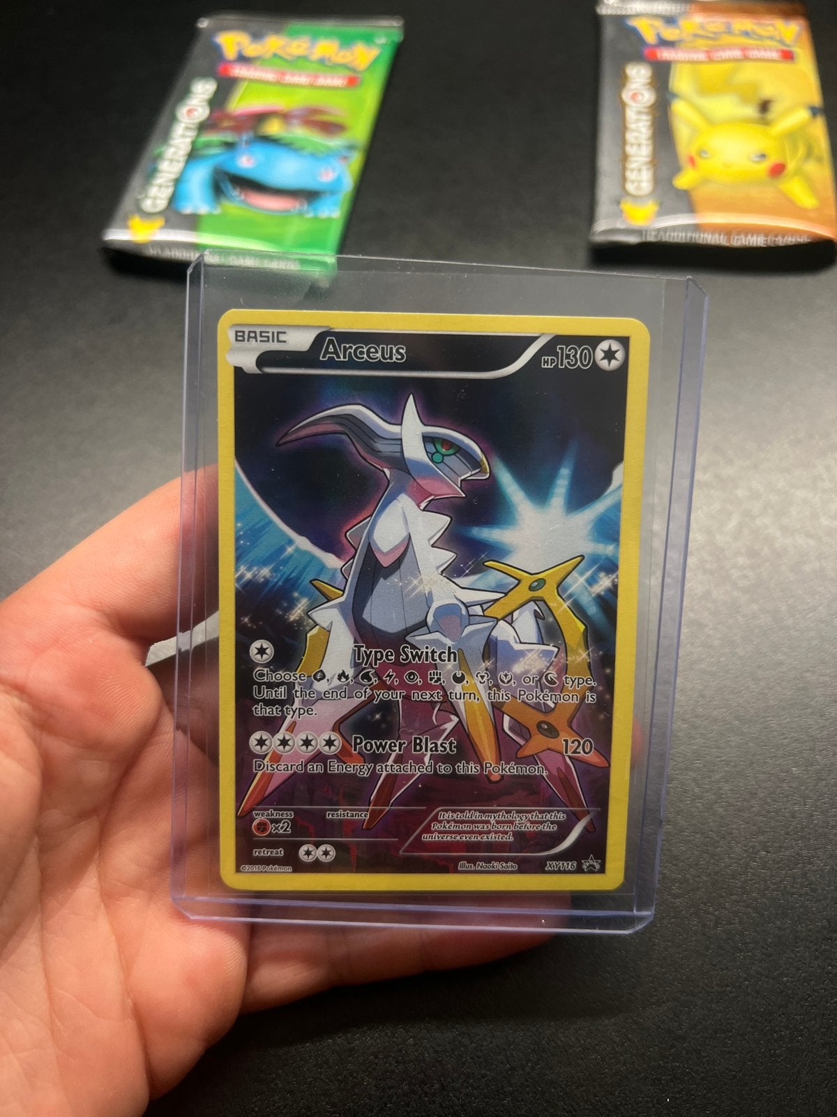Arceus XY116, Ophalen of Verzenden, Zo goed als nieuw