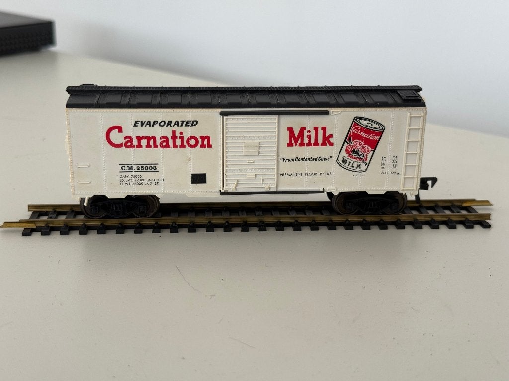 Fleischmann wagon "Carnation Milk" 5810, Gebruikt, Gelijkstroom, Fleischmann, Wagon