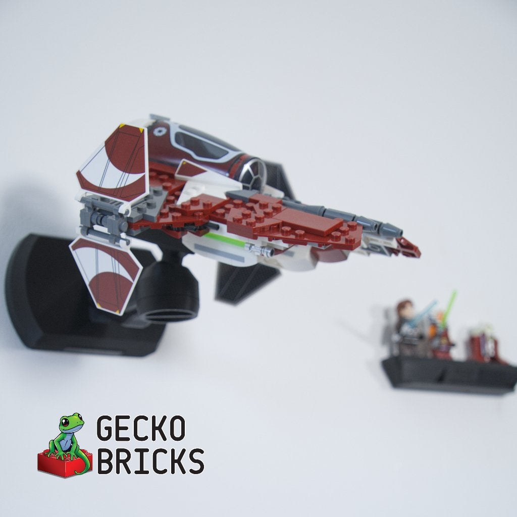 Wandbeugel voor LEGO Ahsoka Tano's Jedi Interceptor 75401, Wandhanger, Zwart, Ophalen of Verzenden, Kunststof