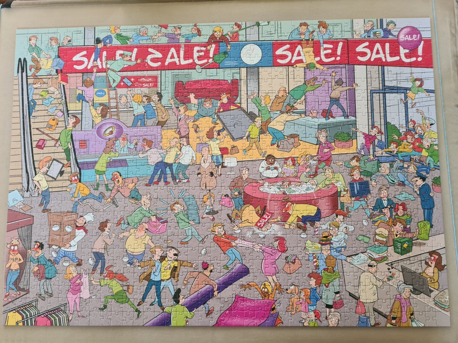 That's life puzzel 1000 stukjes uitverkoop, Ophalen, 500 t/m 1500 stukjes, Zo goed als nieuw