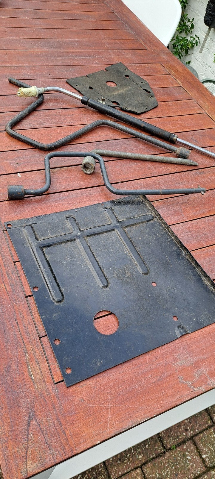 vloerplaat krikhevel voor citroen 2cv/dyane, Ophalen of Verzenden
