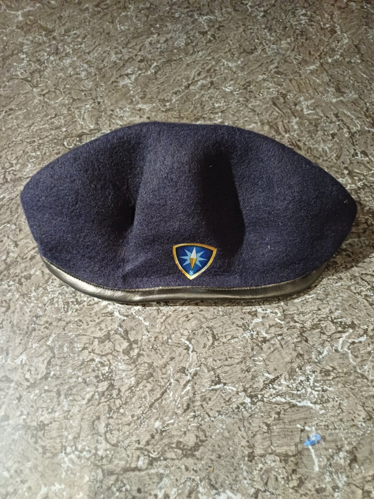 Donkerblauwe Bavaria  baret met embleem - Maat 60, 60 cm (XL, 7½ inch) of meer, Onbekend, Verzenden, Hoed