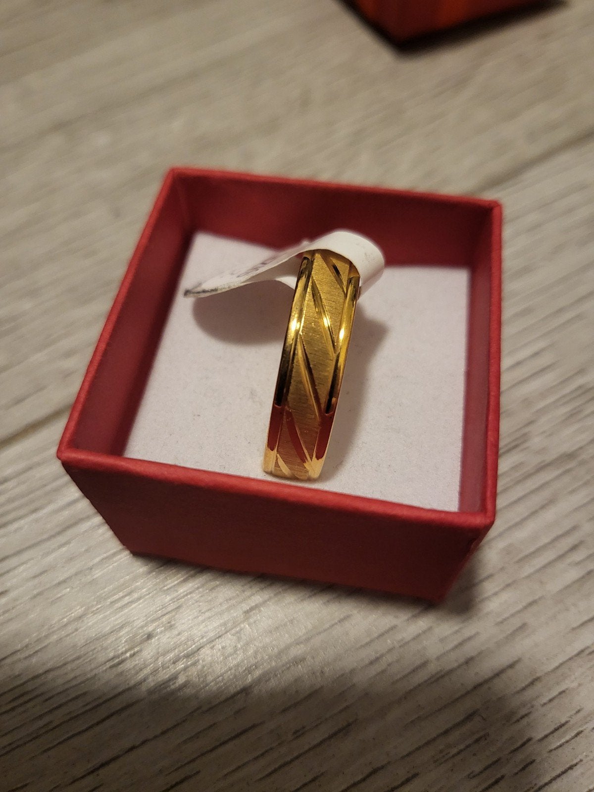 Nieuwe Gouden Ring - Maat 21, 20 of groter, Nieuw, Ophalen of Verzenden, Dame of Heer