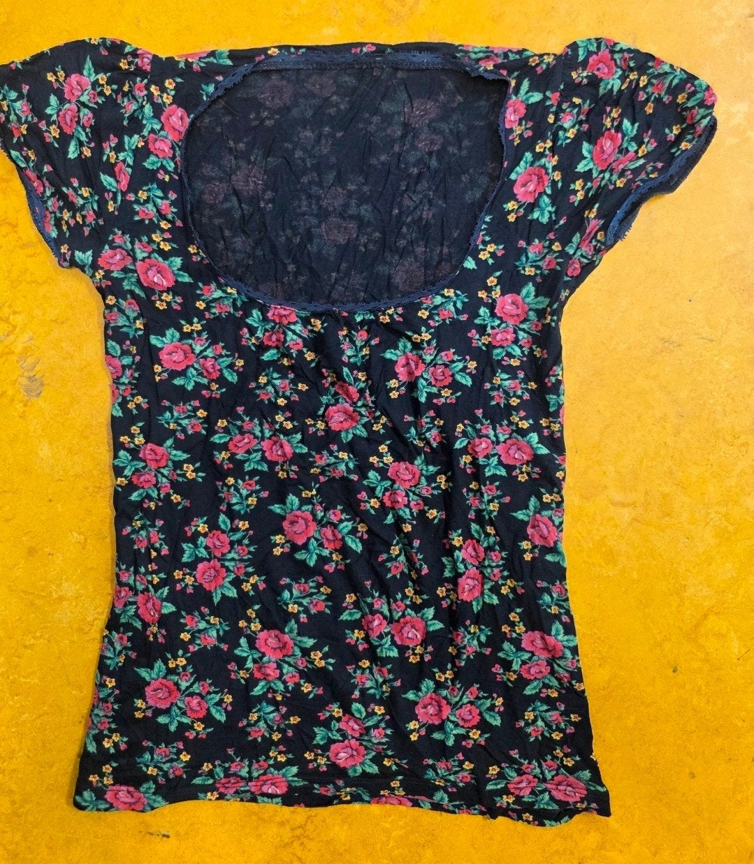 ZGAN top shirt KING LOUIE maat S, Kleding | Dames, Zwart, Ophalen of Verzenden, Zo goed als nieuw, Korte mouw