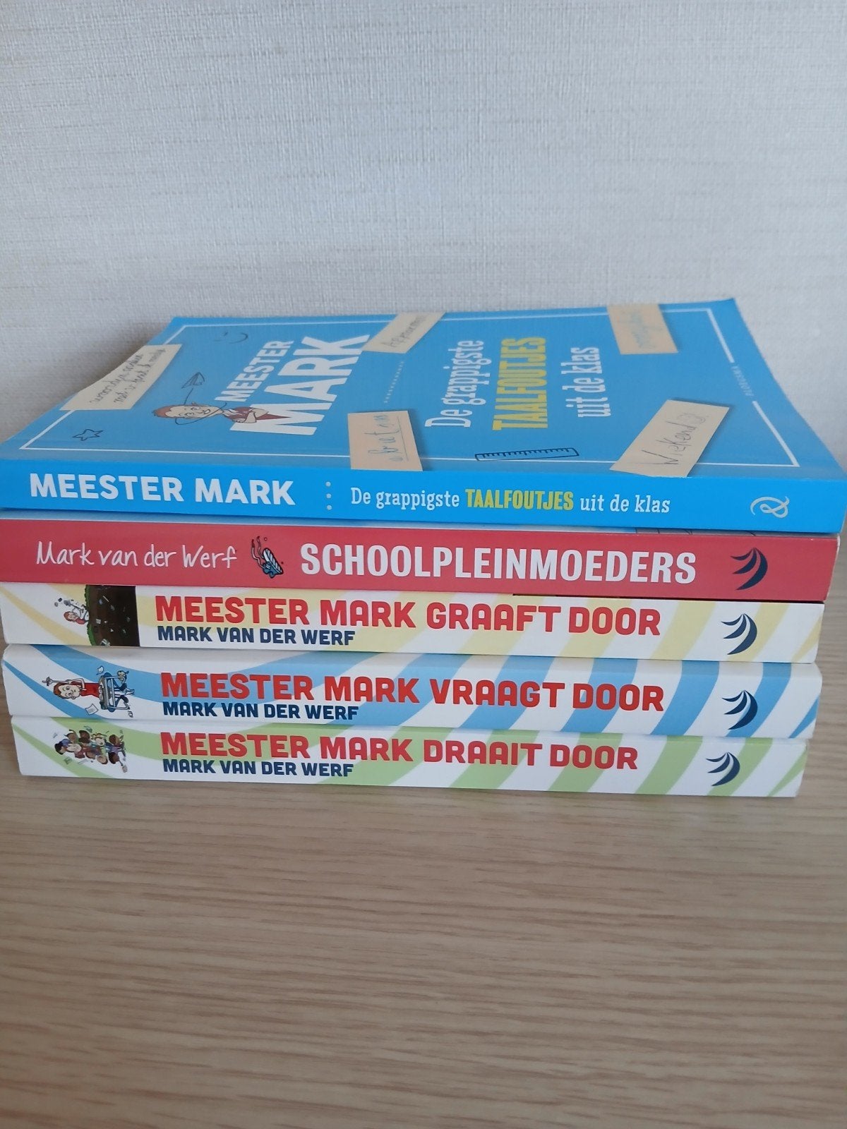 WD015 5 boeken van Meester Mark - Mark van der Werf, Ophalen of Verzenden, Gelezen, Mark van der Werf, Fictie
