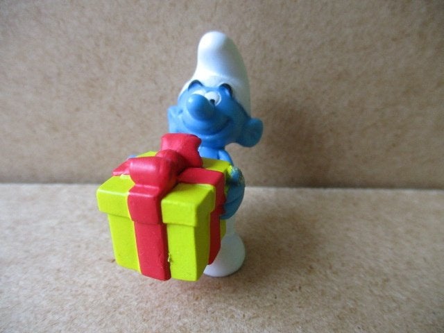 adv10807 smurfen poppetje 31, Verzamelen, Ophalen, Smurfen, Gebruikt, Beeldje of Figuurtje