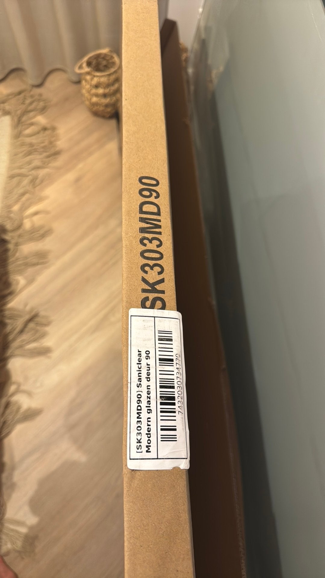 Saniclear Modem douchedeur 90x200 cm – nieuw/ongebruikt, Huis en Inrichting, Ophalen, Zo goed als nieuw